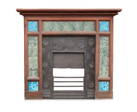THOMAS JECKYLL (1827–1881) FOR BARNARD, BISHOP &amp; BARNARDAESTHETIC MOVEMENT FIRE SURROUND, CIRCA 1880 the cast iron surrou