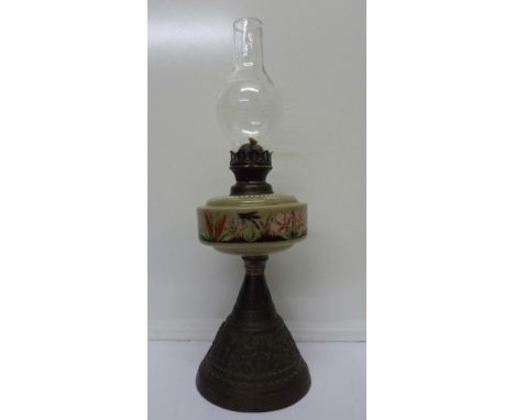 An oil lamp