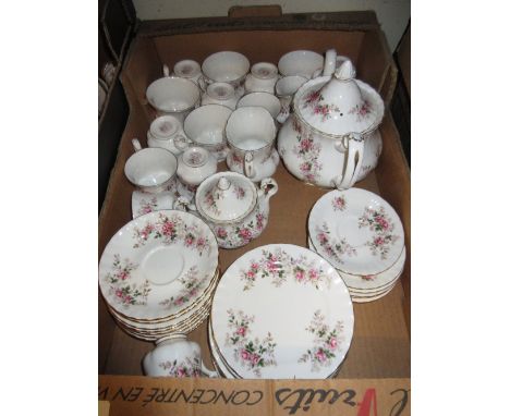 Royal Albert Lavender Rose pattern part tea service 