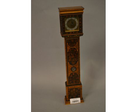 Reproduction William and Mary style miniature longcase clock 