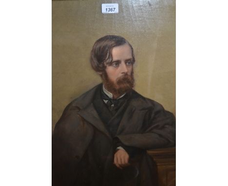 19th Century oil on canvas, portrait of Alexander Viscount Balgonie, 18ins x 23ins, gilt framed 