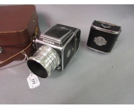 Zenith 80 medium format roll film camera with original case and spare back 