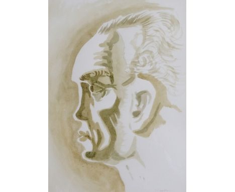 PETER HOWSON David, signed, watercolour, on paper, 1988, 35 x 25cm Condition Report: Available upon request