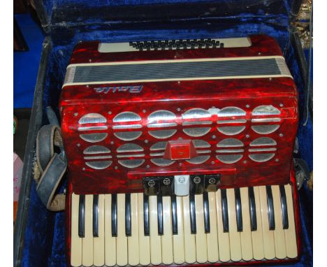 A Baile accordion in case Condition Report: Available upon request