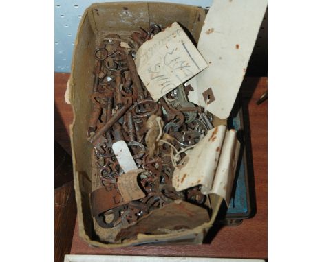 A collection of vintage keys Condition Report: Available upon request