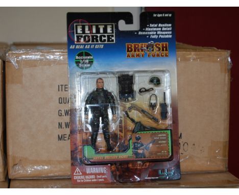 Ten trade cartons containing 24 Elite Force action figures to include British Army Force (240 in total)