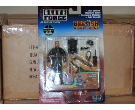 Ten trade cartons containing 24 Elite Force action figures to include British Army Force (240 in total)