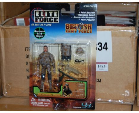 Nine trade cartons containing 24 Elite Force action figures to include British Army Force (216 in total) 