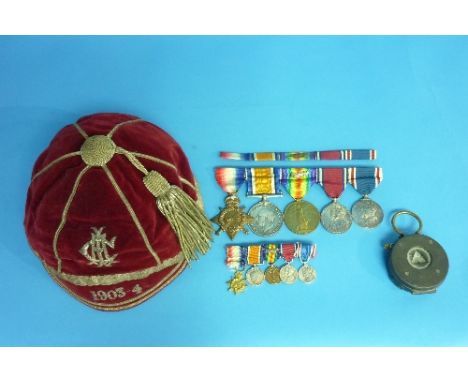 Medals; a W.W.1 group of five medals, awarded to Capt. E. R. Casement. R.E., comprising 1915-15 Star, British War Medal and V