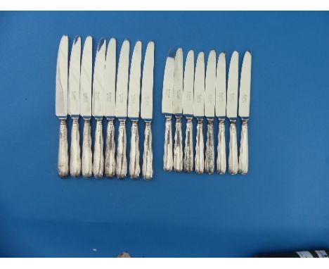 A quantity of silver fiddle and thread pattern Flatware, including a set of six table spoons, by Alexander Mitchell, hallmark