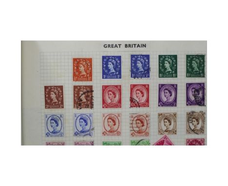 Thirty eight mint first class stamps, and mainly mint Machins to 75p, used Machins including blocks and a GB album 1953-1970.