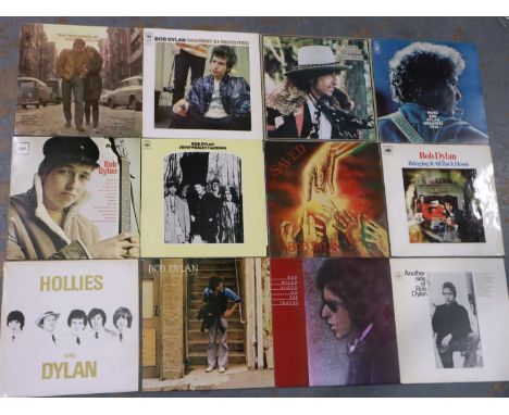 12 Bob Dylan albums. UK P&amp;P Group 3 (£30+VAT for the first lot and £8+VAT for subsequent lots) 