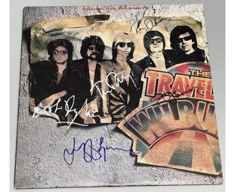 The Travelling Wilburys 'Vol.1' LP, wtih Roy Orbison, George Harrison, Tom Petty, Jeff Lynne and Bob Dylan signatures, with C