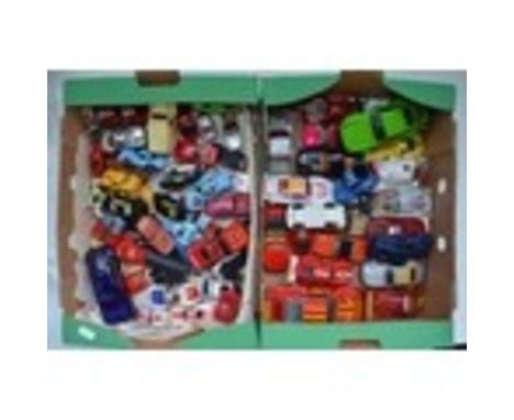 Collection of previously displayed car models, mostly diecast, various scales and manufacturers to include Burago, Corgi, Din