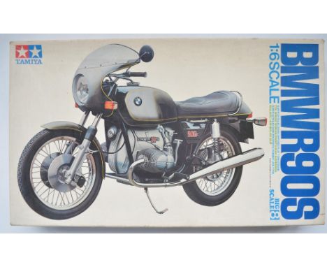 Tamiya 1/6 scale BMW R90S Big Scale No8 model kit (item no BS0608/3500), un started with all sprues and parts still factory s