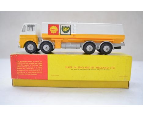 Vintage Dinky Supertoys No 944, Shell-BP Fuel Tanker with original box in excellent/near mint condition for age, box excellen