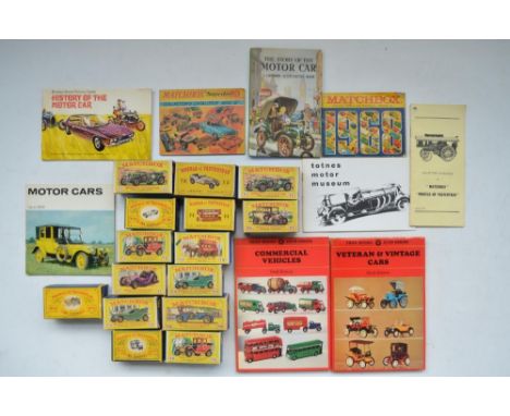 Collection of vintage boxed Matchbox Models Of Yesteryear (15) to include 2x 1929 Bentley 4.5 ltr's, 2x 1912 Packard Landaule