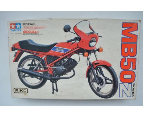 Tamiya 1/6 scale Honda MB50Z Big Scale No14 model kit (item no BS0614), un started with sprues and parts still factory sealed