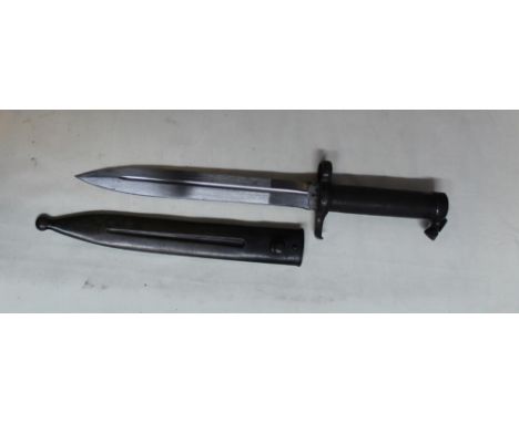 EJ AB Swedish bayonet dating between 1899 &amp; 1912 with scabbard 