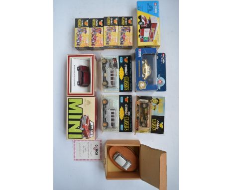 Collection of Corgi diecast models to include vintage Corgi Classics (including 2x Rolls Royce Silver Ghosts still sealed in 