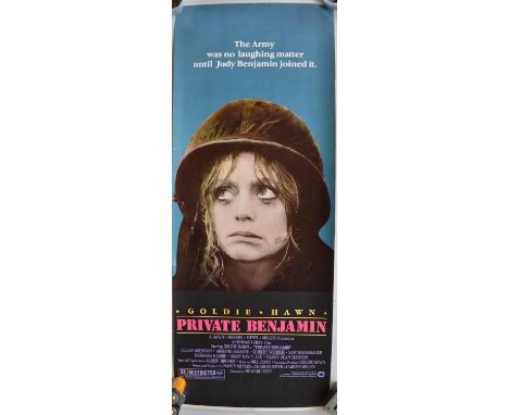 Original vertical format heavy card stock insert poster for "Private Benjamin" starring Goldie Hawn (Warner Bros, directed by
