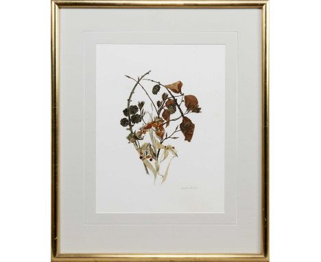 * ELSPETH HARRIGAN (SCOTTISH 1938 - 1999), UNTITLED watercolour on paper, signed in pencilmounted, framed and under glass ima