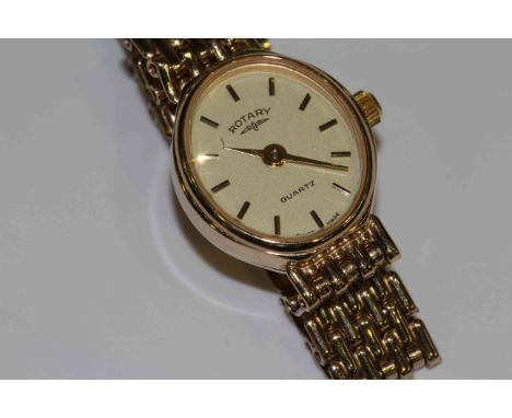 Rotary 9 carat gold wristwatch