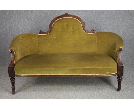 Sofa, Victorian beech, faux decorated. H.99 W.150 D.74cm.