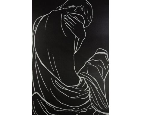 Lithograph printed on a plastic sheet. Framed. H.143 W.103cm. 