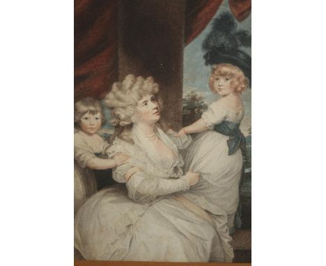 Joshua Reynolds. Print. Jane Countess of Harrington. Early twentieth century. In a gilt decorated frame. H.50 W.43cm. 