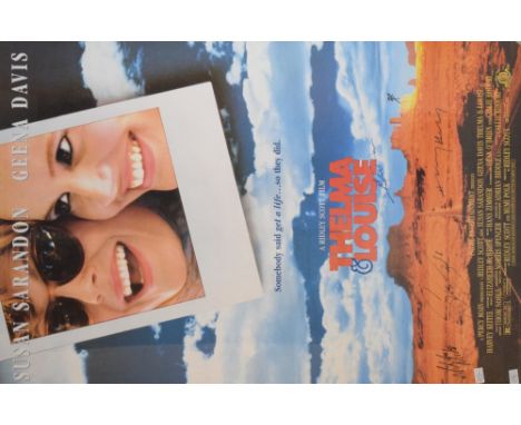 Thelma &amp; Louise, Import Images MGM, film/move poster, appearing to bear the signatures of Harvey Keitel, Susan Sarandon, 