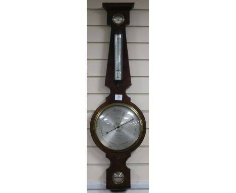 Fleet Street, London- A Regency barometer, H.107cm