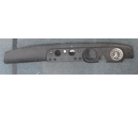 Collectable !A VINTAGE metal dashboard mount for a MINI still with original key ignition parts and its original SPEEDO with 6