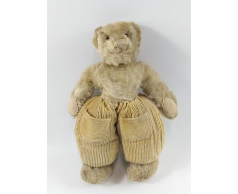 A VINTAGE MERRYTHOUGHT  early Merrythought Dutch teddy bear from late 1930s. He is an old charming teddy bear completely hand