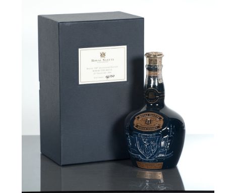 ROYAL SALUTE 21 YEAR OLD ROBERT THE BRUCE 700TH ANNIVERSARY EDITION
Blended Scotch Whisky in blue Wade ceramic flagon. Bottle