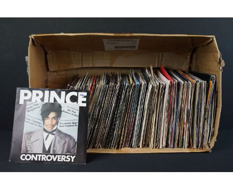 Vinyl - Over 100 Rock &amp; Pop 7" singles to include Prince (Controversy with pic sleeve), The Jesus &amp; Mary Chain x 2 (d