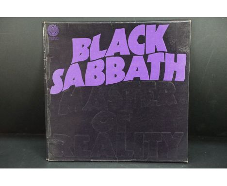 Vinyl - Black Sabbath Master Of Reality on Vertigo Records 6360 050. Original UK pressing with black swirl labels, original c