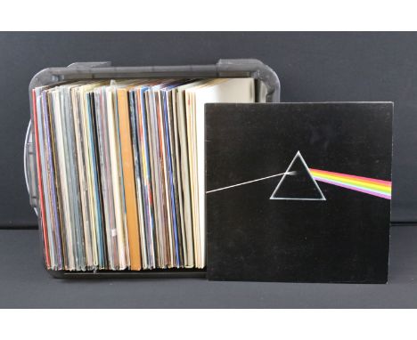 Vinyl - Over 50 Rock &amp; Pop LPs and one box set to include Pink Floyd (DSOTM, complete), Bruce Springsteen, Dave Greenslad