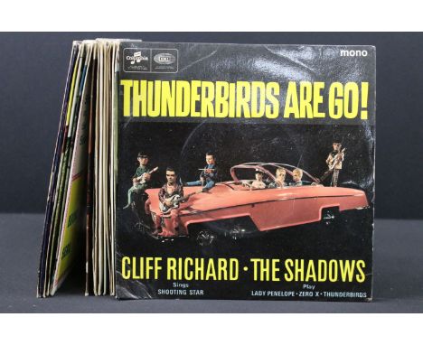 Vinyl - 15 1960s Beat / Pop EPs to include The Shadows (Thunderbirds Are Go EP), The Kinks, The Dakotas, The Beatles, Buddy H