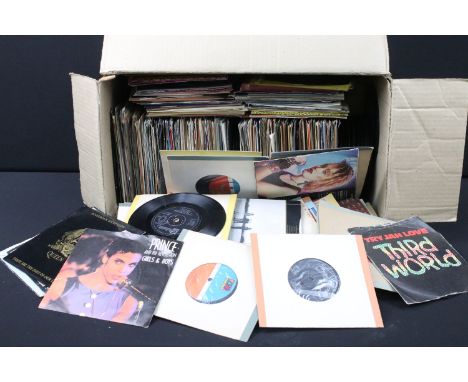 Vinyl - Approx 200 Rock, Pop &amp; Soul 7" singles to include The Jam, James Brown, U2, The Beatles, Queen, Rolling Stones, B