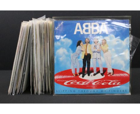 Vinyl - 32 Japanese pressing ABBA 7” singles spanning their career including demo promos to include: Slipping Through My Fing