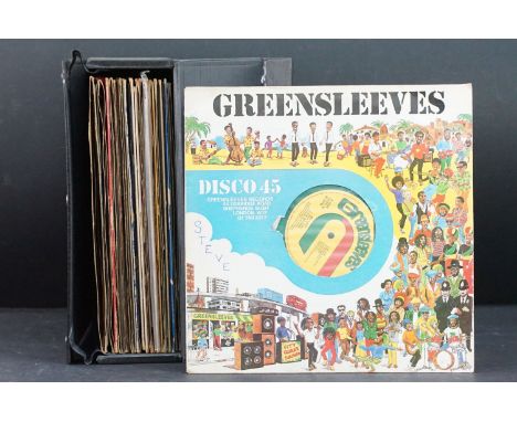 Vinyl - 28 Reggae / Roots / Dub 12" singles featuring Jamaican pressings to include U Roy, Vin Gordon, SUS Band, Eek A Mouse,