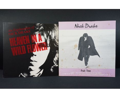 Vinyl - 1 box set and 1 LP by Nick Drake to include Fruit Tree box set (Hannibal Records HNBX 5302) Box Vg (foxing), Inner sl