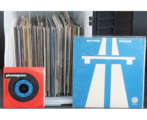 Vinyl - Over 65 Rock &amp; Pop LPs to include Kraftwerk, Brian Eno, Traffic, Kate Bush x 2, Marillion, U2 x 2, Focus x 2, Pet