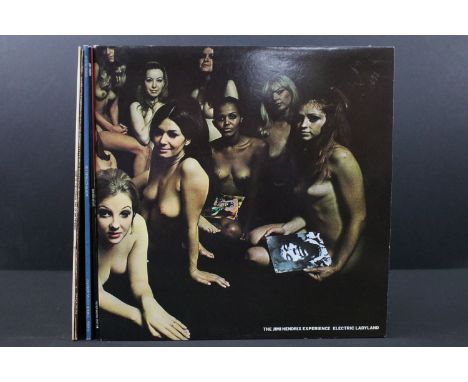 Vinyl - 5 Jimi Hendrix LPs to include Electric Ladyland, Axis Bold As Love, The Singles Album, Are You Experienced, The Etern