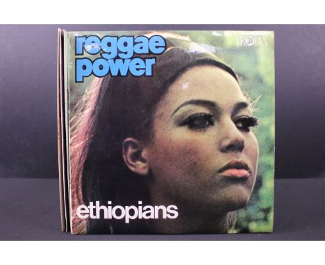 Vinyl - 4 original UK 1st pressing reggae albums to include: The Ethiopians – Reggae Power (Trojan Records – TTL 10, 1969) VG