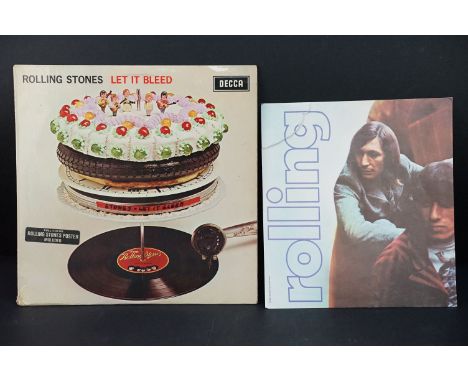 Vinyl - Rolling Stones - Let It Bleed LP on Decca Records - LK 5025. Original UK 1st pressing mono albums, unboxed Decca red 