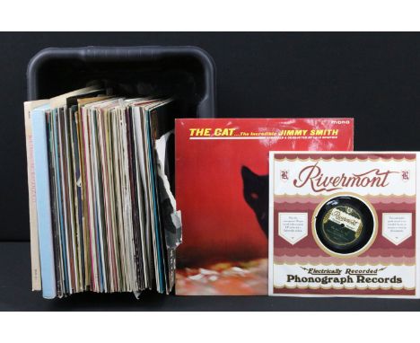 Vinyl - 47 LPs and 2 box sets featuring mainly jazz with some blues to include Jimmy Smith, Sonny Boy Williamson, Howlin Wolf