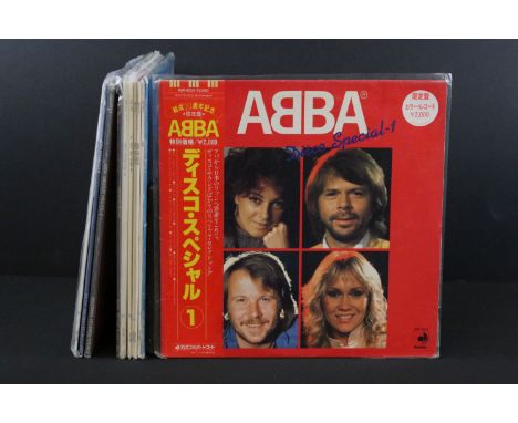 Vinyl - 11 ABBA Japanese pressing albums to include : Disco Special-1 (Discomate – DSP-3024, red vinyl), Disco Special-2 (Dis