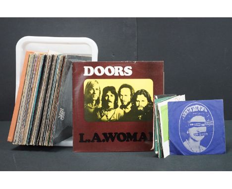 Vinyl - 30 Rock &amp; Pop LPs, 1 box set and 9 7" to include The Doors, Lou Reed, Van Morrison x 2, Velvet Underground x 3, F